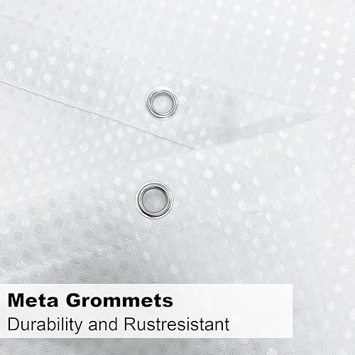 Vista 10 de Cortina de ducha de tortugas marinas, temática náutica de playa, verde y verde azulado, sin ganchos, punto gofre y forro desmontable, decoración