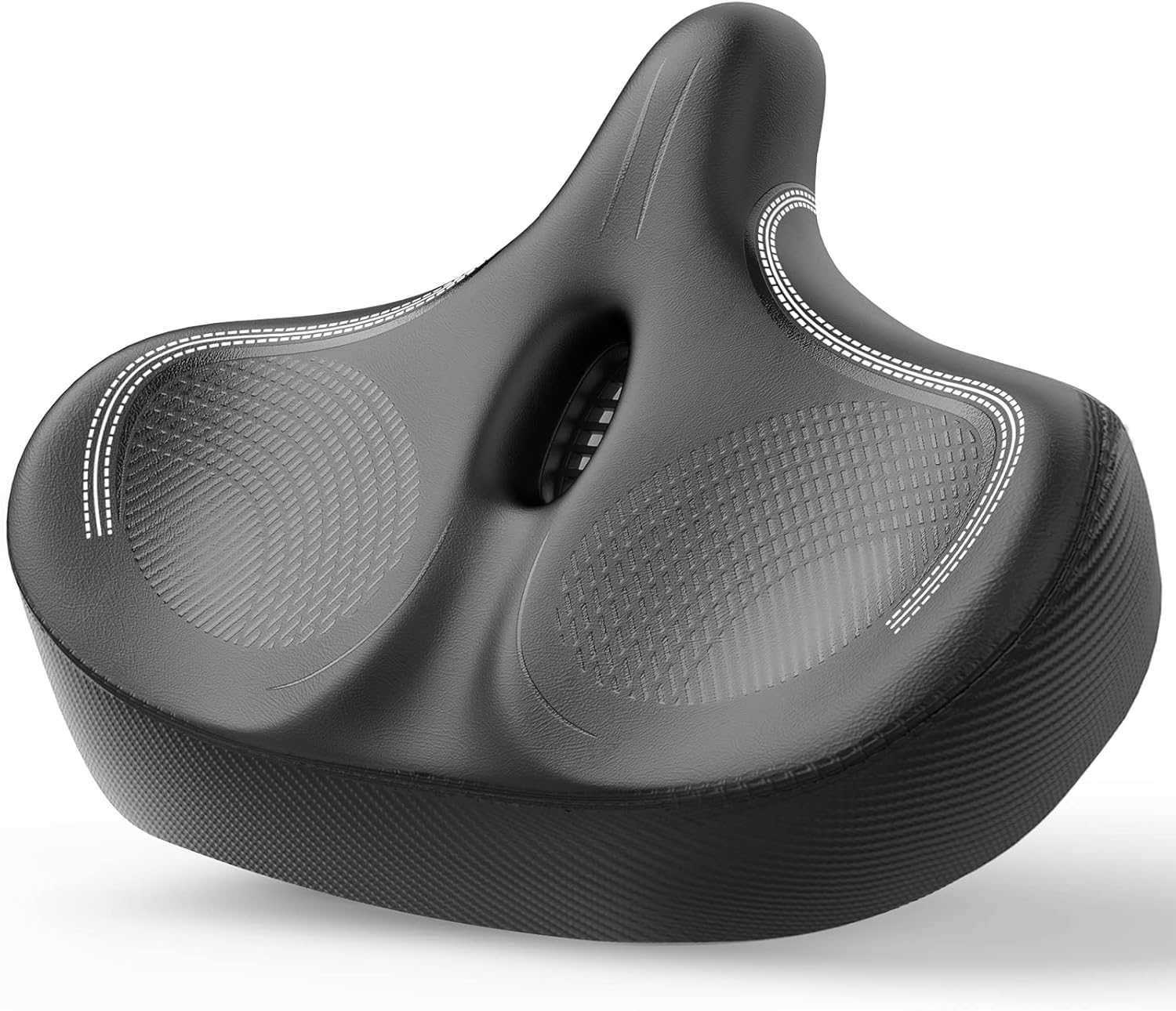 YODOTE Oversized Bike Seat, Wide Bicycle Seat Memory Foam Bike Saddle