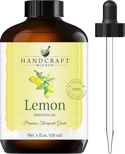 Miniatura 4 de Handcraft - Juego de aceites esenciales de limón y lavanda, enormes 4 onzas líquidas, aceites esenciales 100% puros y naturales, grado terapéutico
