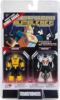 Toys Transformers Page Punchers 2-Pack Bumblebee and Wheeljack 3" Inch Action Figures with 2 Comics – Highly Detailed Collectible Set – Ideal for Fans and Collectors