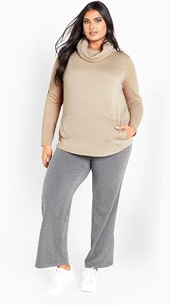 Avenue Women's Plus Size Sunday Sweat Top