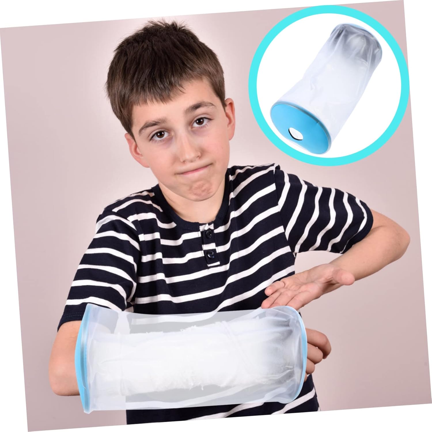 CALLARON 3pcs Elbow Cast Cover for Shower Neoprene Protective Sleeve for Arm Forearm Wrist and Hand Comfortable and Easy to Use for