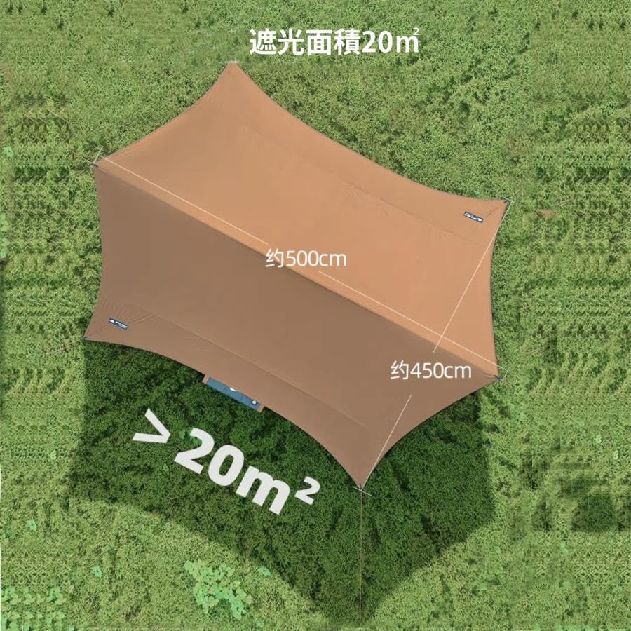 Amazon.co.jp: 3fulgear beetle16 2.0 大型シェルター テント 3F