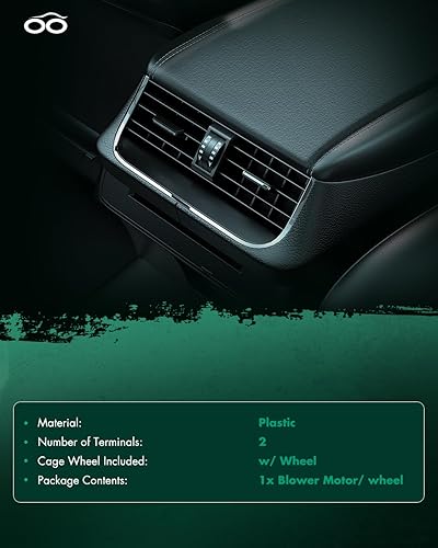 Vista 939 de SCITOO 700188 Reemplazo del motor del ventilador HVAC con jaula de ventilador para Toyota Tacoma 2005-2015, reemplazo OE - 87103-04043, 87103-04044