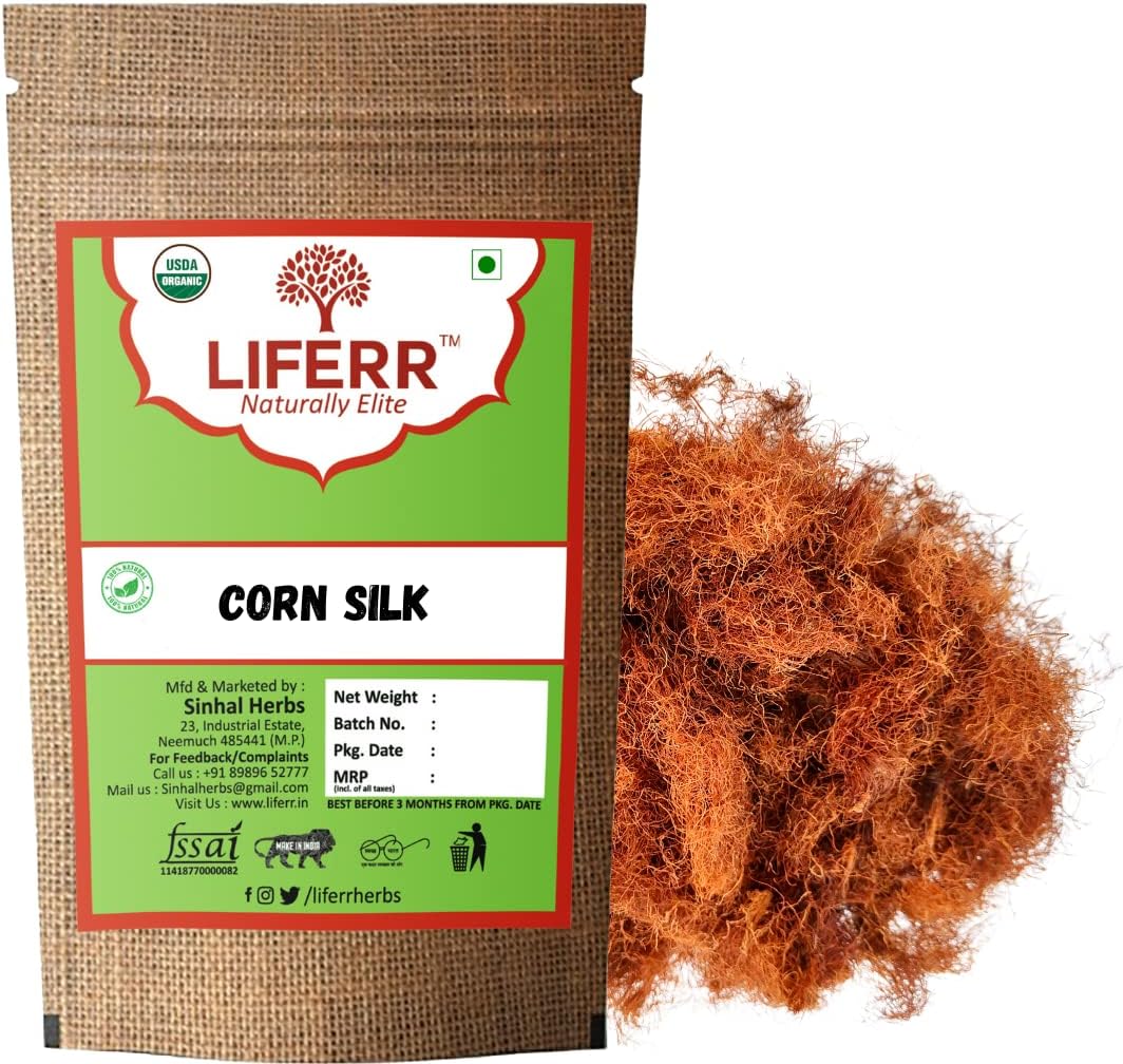 LIFERR Corn Silk Hair | Maize Hair | Bhutte Ke Bal - 100g