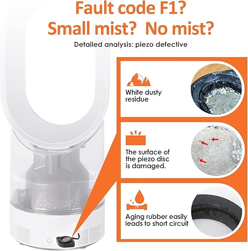 Miniatura 2 de Reemplazo piezoeléctrico mejorado para Dyson AM10 humidificador piezas de repuesto humidificar accesorios
