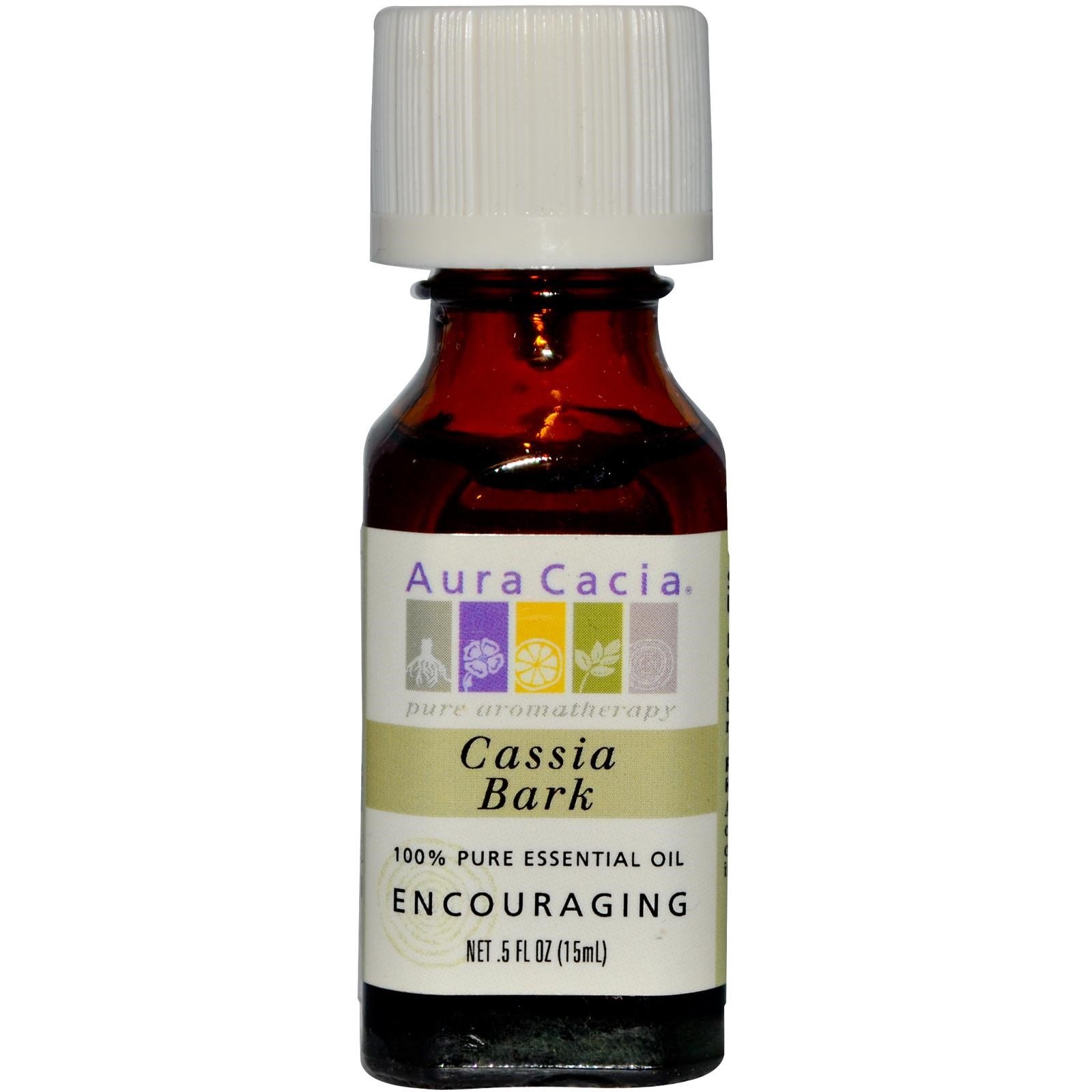 Aura Cacia - Pure Essential Oil Cassia Bark - 0.5 fl oz