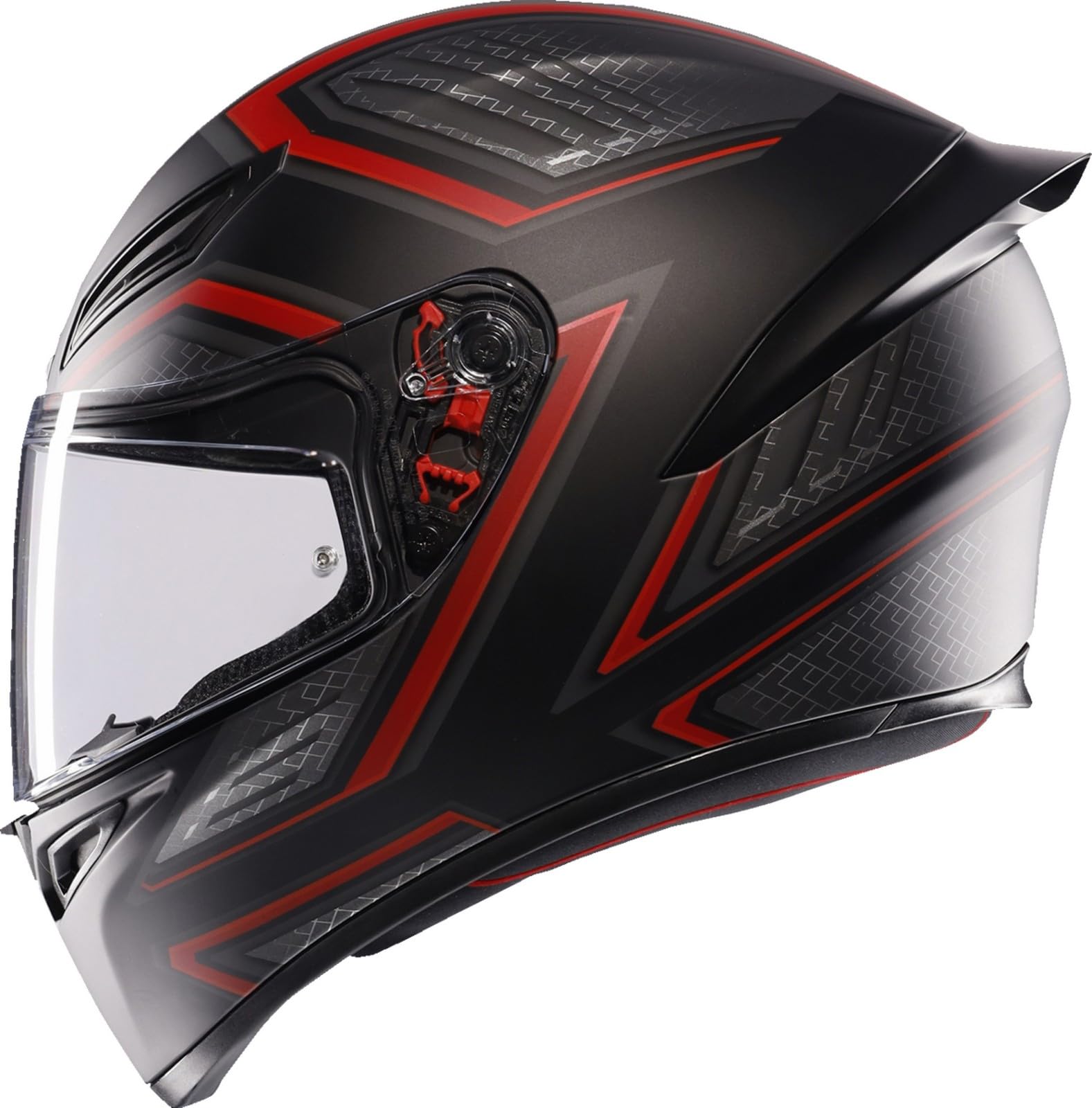 Amazon.com: Agv K1 S Sling Helmet Large Matte Black/Red : Automotive