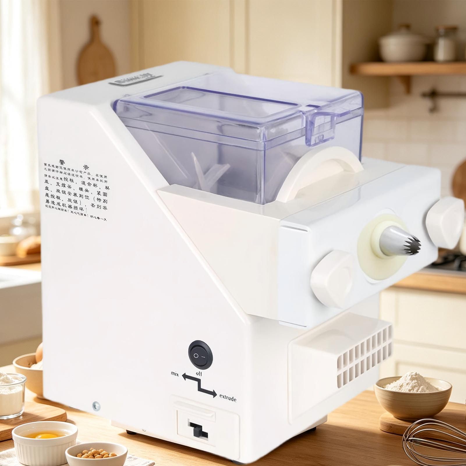 Outil Automatique pour Biscuits (180 W) Adapté aux Pâtisseries et Cuisines ; Presse à Biscuits avec Embouts et Moules Interchangeables pour des Créations Variées