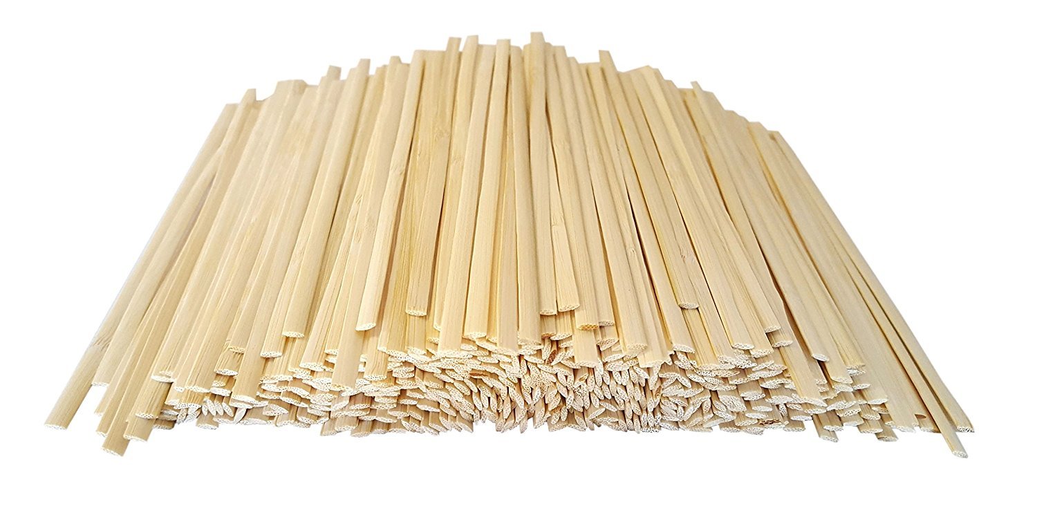 Somani Bamboo Coffee Stirrer Sticks | Tea Stirrer | Beverage Stirrer | Craft Stick 5.5 inches with Square end (Pack of 2500) 1
