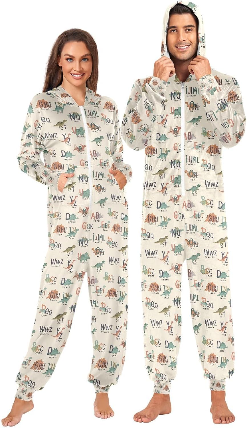 QUGRL Onesies Adult Pajamas Costume for Women Men Unisex Cosplay Sleepwear Homewear Suit Winter S-XL
