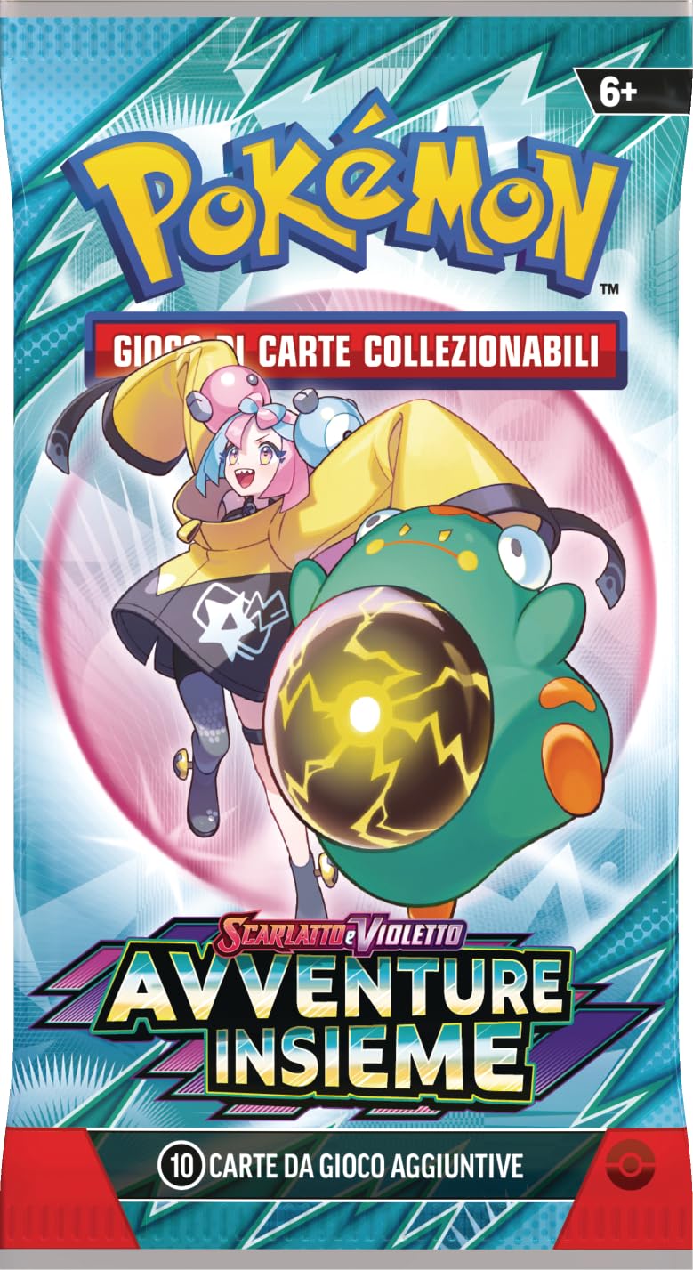 GCC Pokémon: set Allenatore Fuoriclasse dell’espansione Scarlatto e Violetto - Avventure Insieme (una carta promozionale a figura intera, nove buste di espansione e accessori premium)