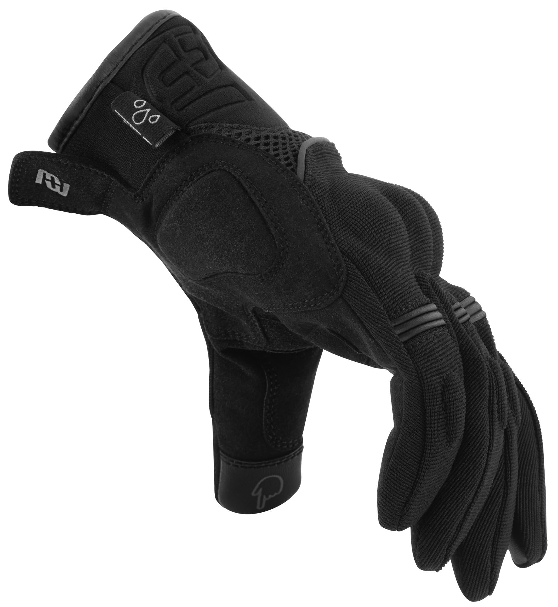 Bogotto Clutch-RS Rękawice motocyklowe, czarny, S