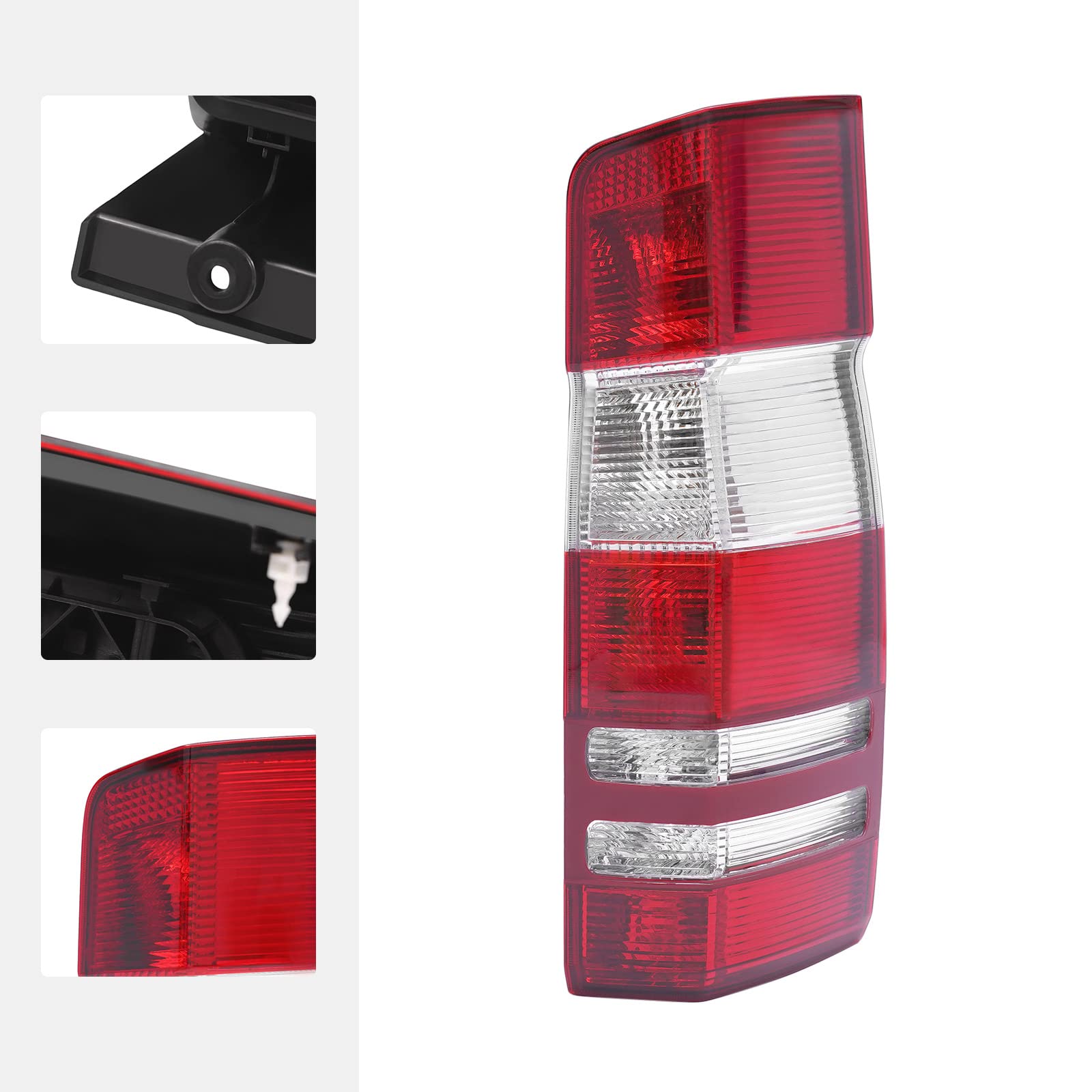LOYALHEARTDY Para 2007-2017Mercedes Sprinter 250 350 Luces Traseras Halógenas, Luz Trasera Derecha Derecha (RH