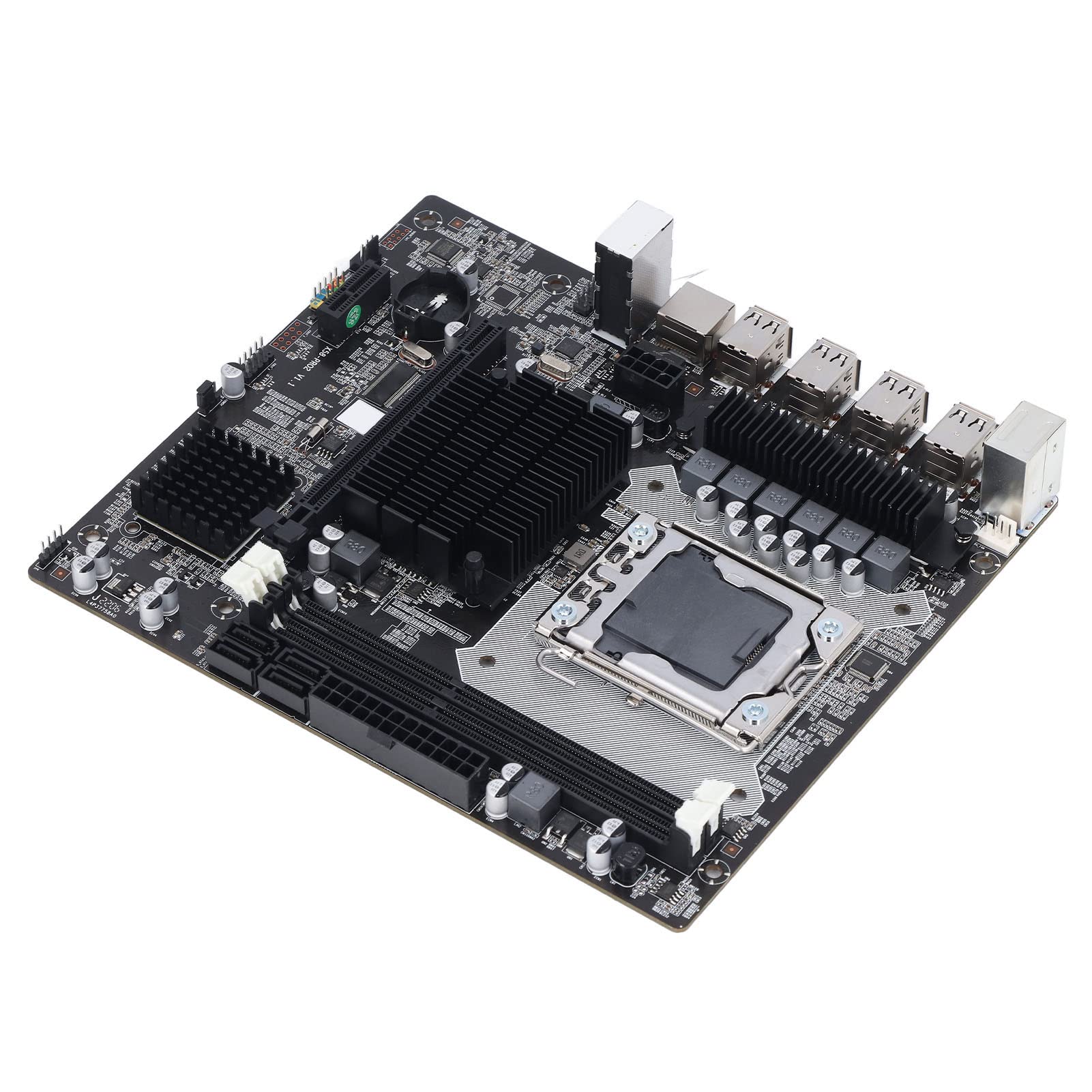 Płyta Główna DDR3, Pamięć ECC USB2.0 SATA Port PCB Płyta Główna, Gniazdo Procesora LGA 1366, dla Intel X58, Obsługuje 2×DDR3 DIMM, 1366 Pinów Płyta Główna do Gier