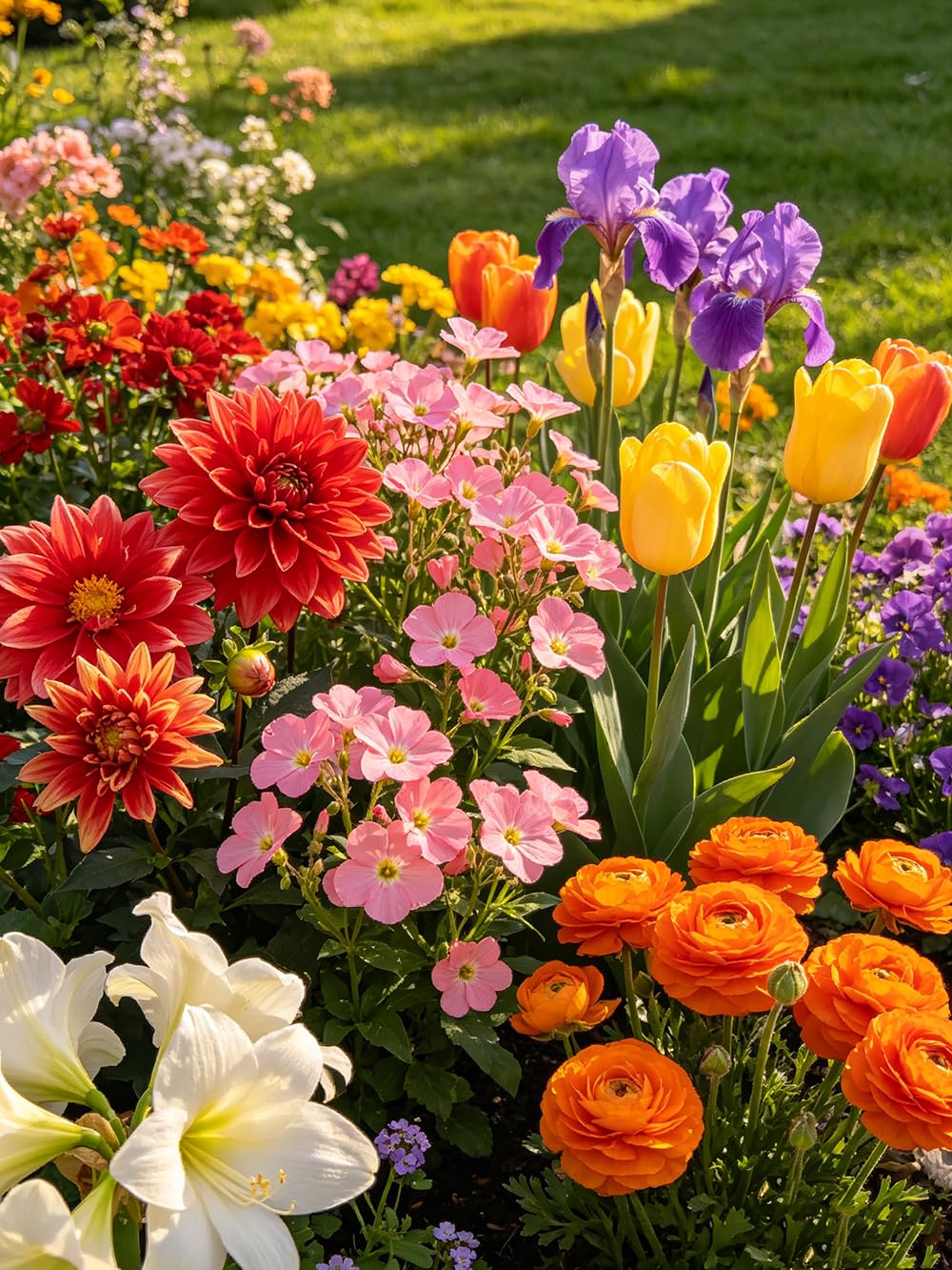 FioriRizoma multicolore - giardino balcone primavera ufficio d'appartamento esotiche 30Bulbi