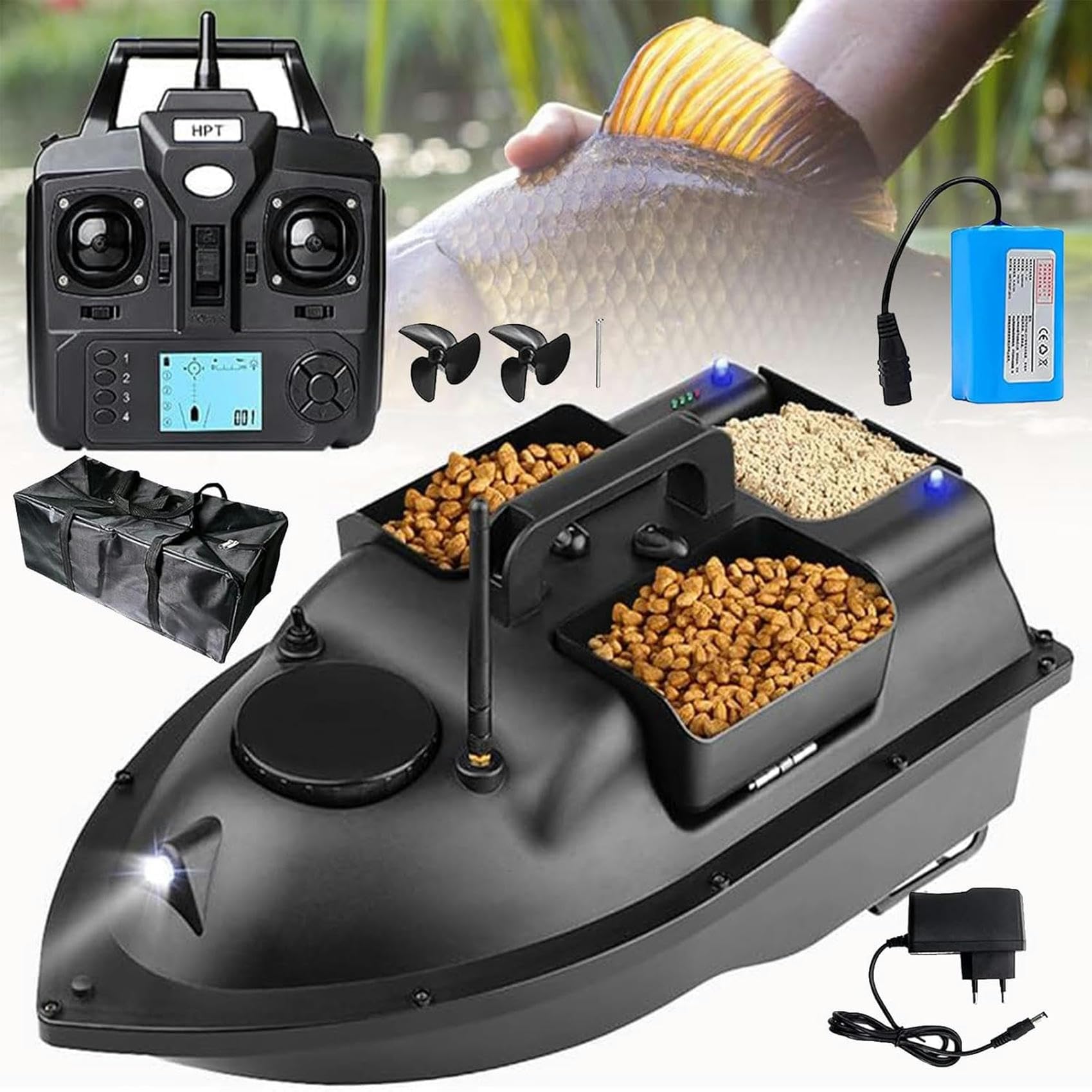 Bateau appâts GPS Smart RC pour réussir vos amorçages lointains sans dérive