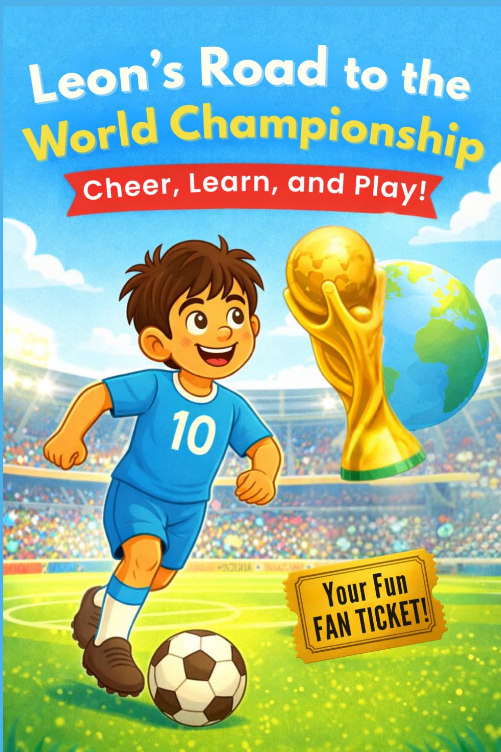 Leon’s Road to the World Championship: Soccer Fun for Little Champions — Inspiring Story, Facts about the World Championship, Puzzles & Activities for Fans 6+      Paperback – November 24, 2025