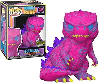 Pop! Movies: Godzilla V Kong - Godzilla - Blacklight - Godzilla Vs Kong - Amazon Exclusive - Collectable Vinyl Figure - Gift Idea - Official Merchandise - Toys for Kids & Adults - Movies Fans
