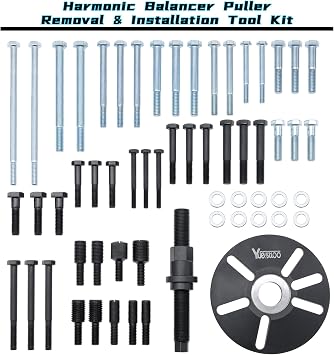 59 Pcs Harmonic Balancer Puller Removal & Installation Tool Kit