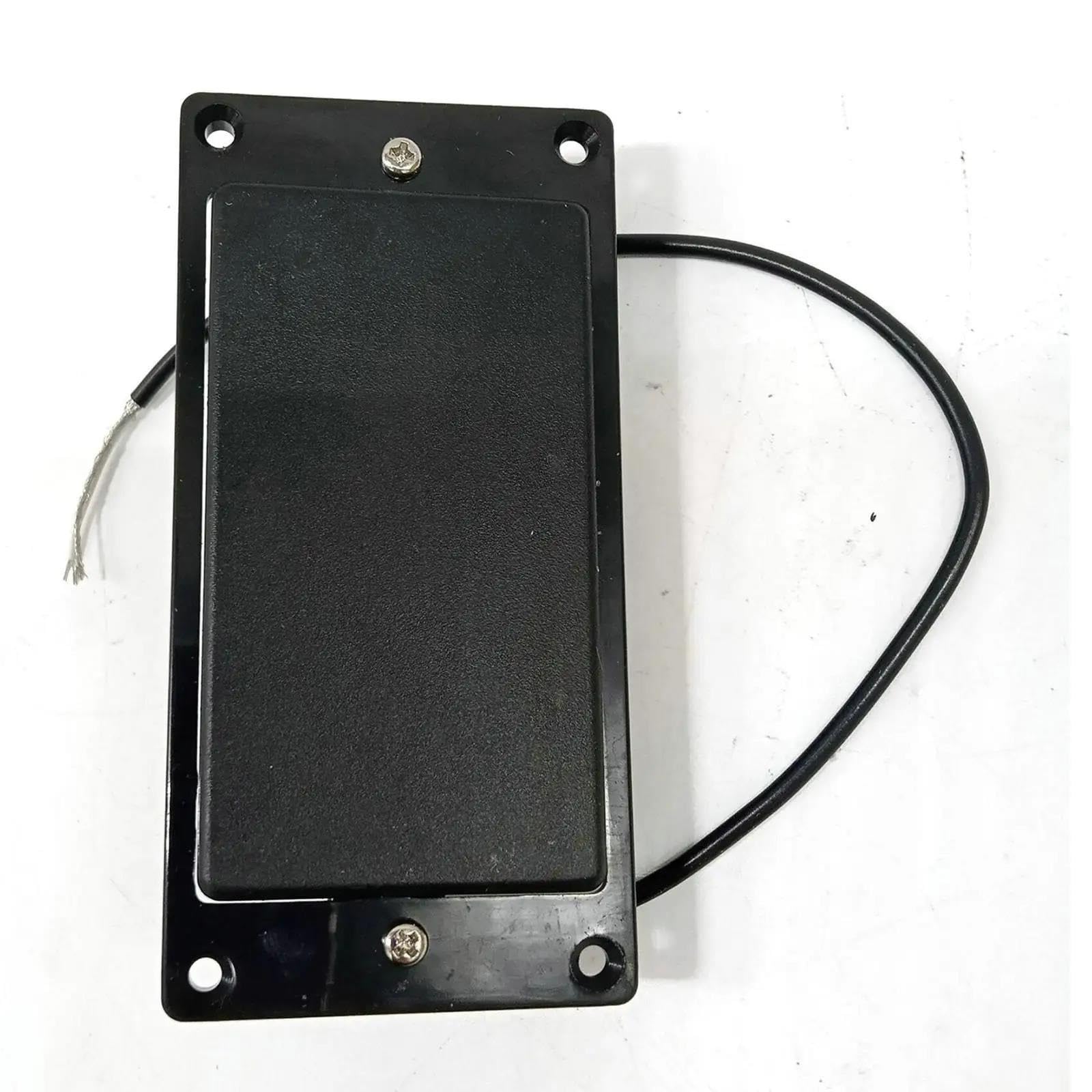 Pastilla De Guitarra Eléctrica Profesional Juego De Pastillas Humbucker | Reemplazo/actualización de puente y mástil de cerámica de doble bobina negra encapsulada