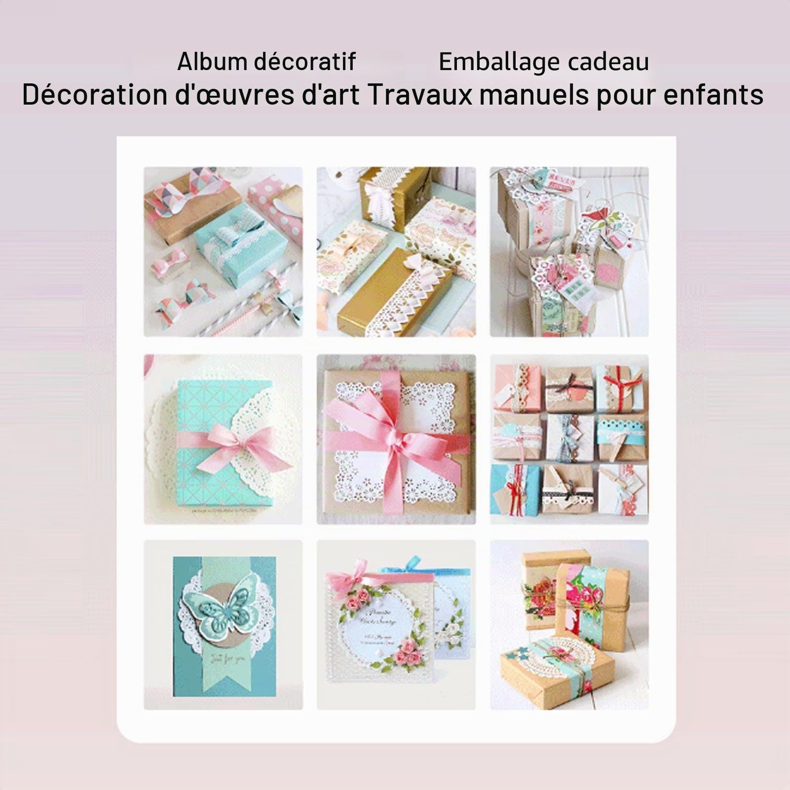 Craft Punch Success Tools Poinçon de Bordure, Motif de Défilement, Perforatrice de Papier pour Scrapbooking, Emballage de Cadeaux, Album Photo, Perforatrice de Bordure (