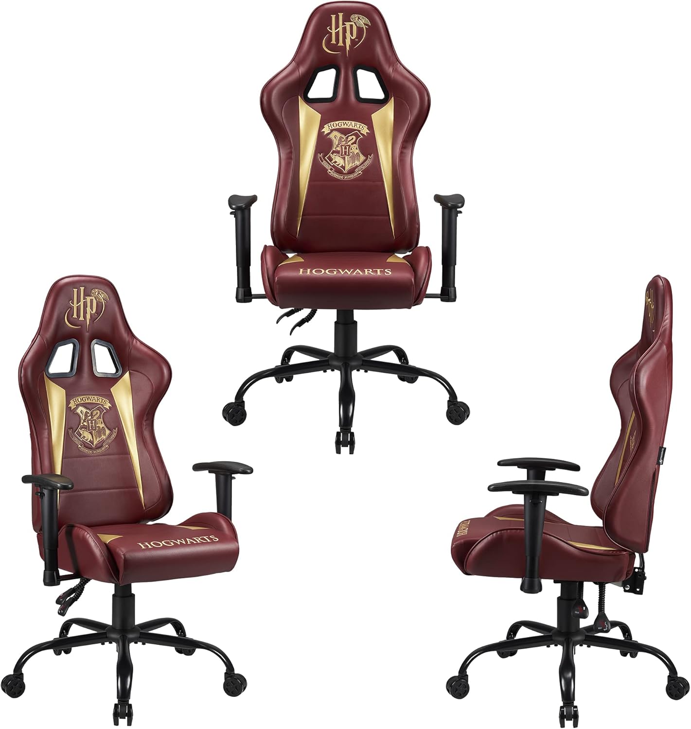 SUBSONIC Harry Potter - Official Ergonomic Gamer Chair Adjustable Back and Armrests - Adult Gaming Chair