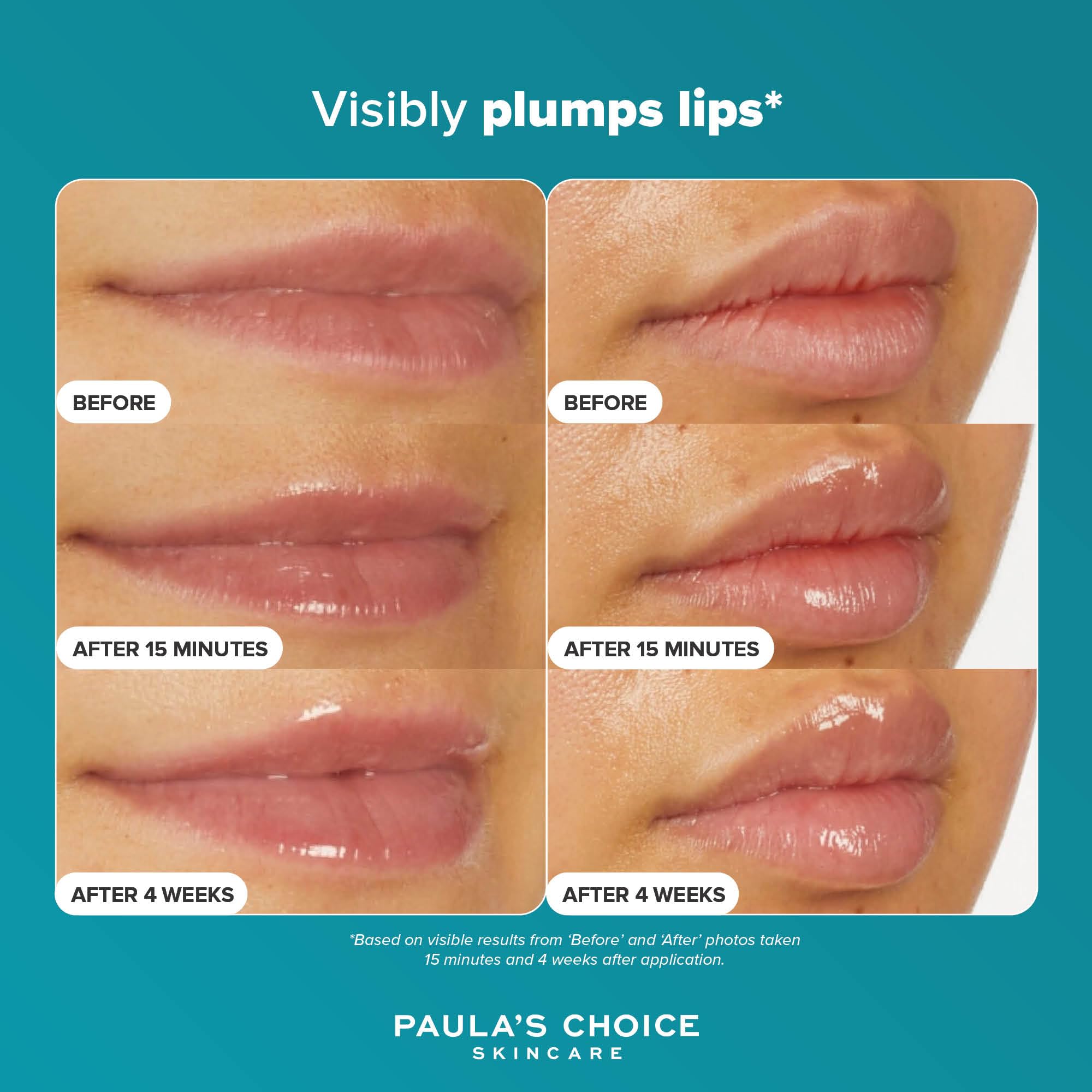 Paula's Choice Gloss Labial Pro-Colágeno Péptidos Sheer Pink, 15 ml | Bálsamo Tratamiento Labial Nutritivo - Hidrata, Voluminiza & Suaviza tus Labios - Acabado Brillante - con Manteca de Karité