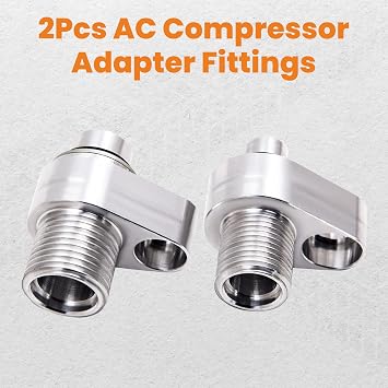 maXpeedingrods LS AC Compressor Adapter Fittings for 10S17F 10S20F