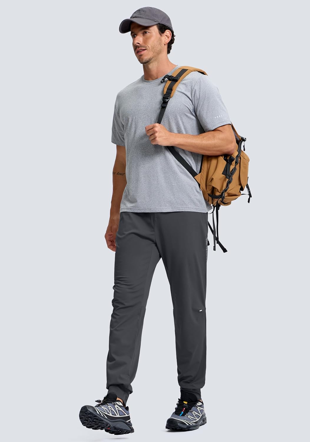 G Gradual Men's Joggers with Zipper Pockets Athletic Workout Gym Pants Stretch Running Track Jogging Sweatpants for Men - Image 7