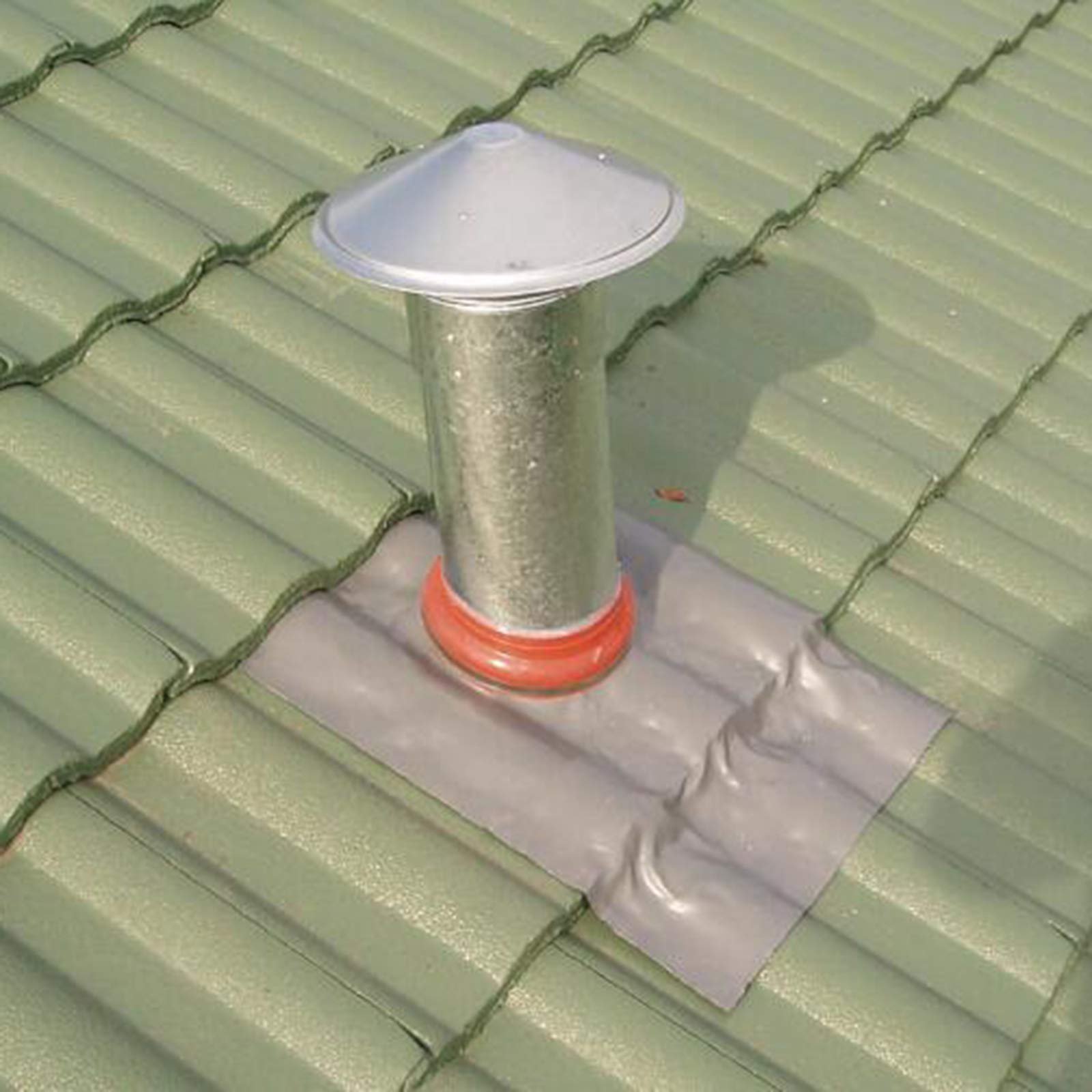 Comignolo, Tetto Camino Canna fumaria Tubo Coperchio Antipioggia Protezione Tappo Terminale Riscaldamento Stufa Tubo di Scarico Camino Tubo di Scarico in Acciaio Inossidabile Vent, 130 MM