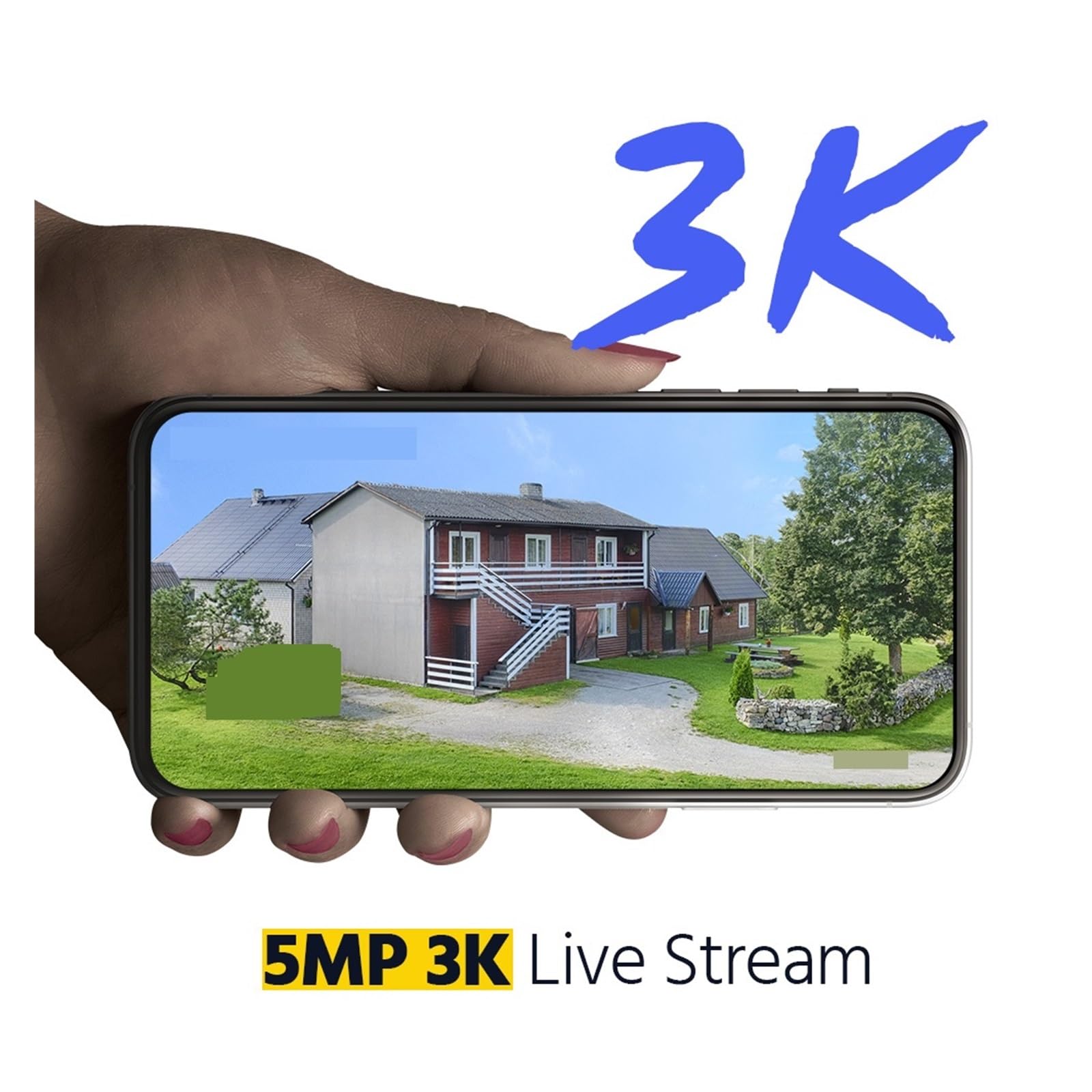 Kit Video Surveillance, Système de sécurité DVR Ultra HD 16CH avec 16 pièces 6MP Super HD Kit de caméra de sécurité intérieure extérieure à Vision Nocturne Polychrome(None,CR1CW)