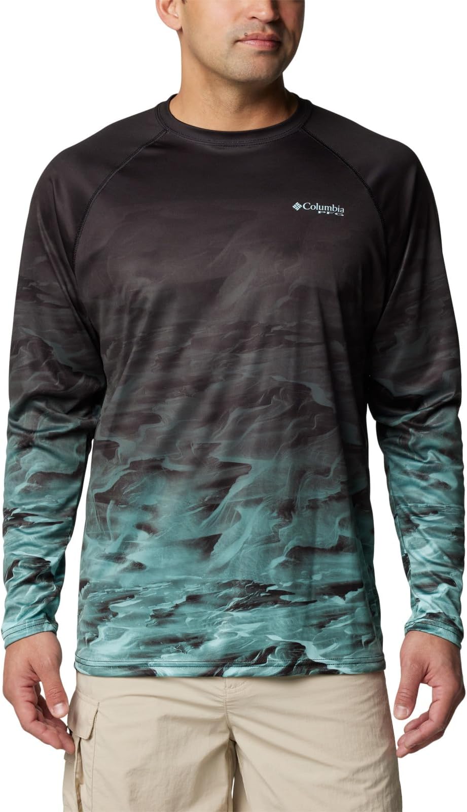 Columbia mens Super Terminal Tackle Pfg Fish Flow Long Sleeve Super Terminal Tackle Pfg Fish Flow Long Sleeve
