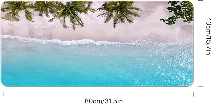 Alfombrilla de Escritorio Arttown Summer Beach 80 x 39.9 cm miniatura 3