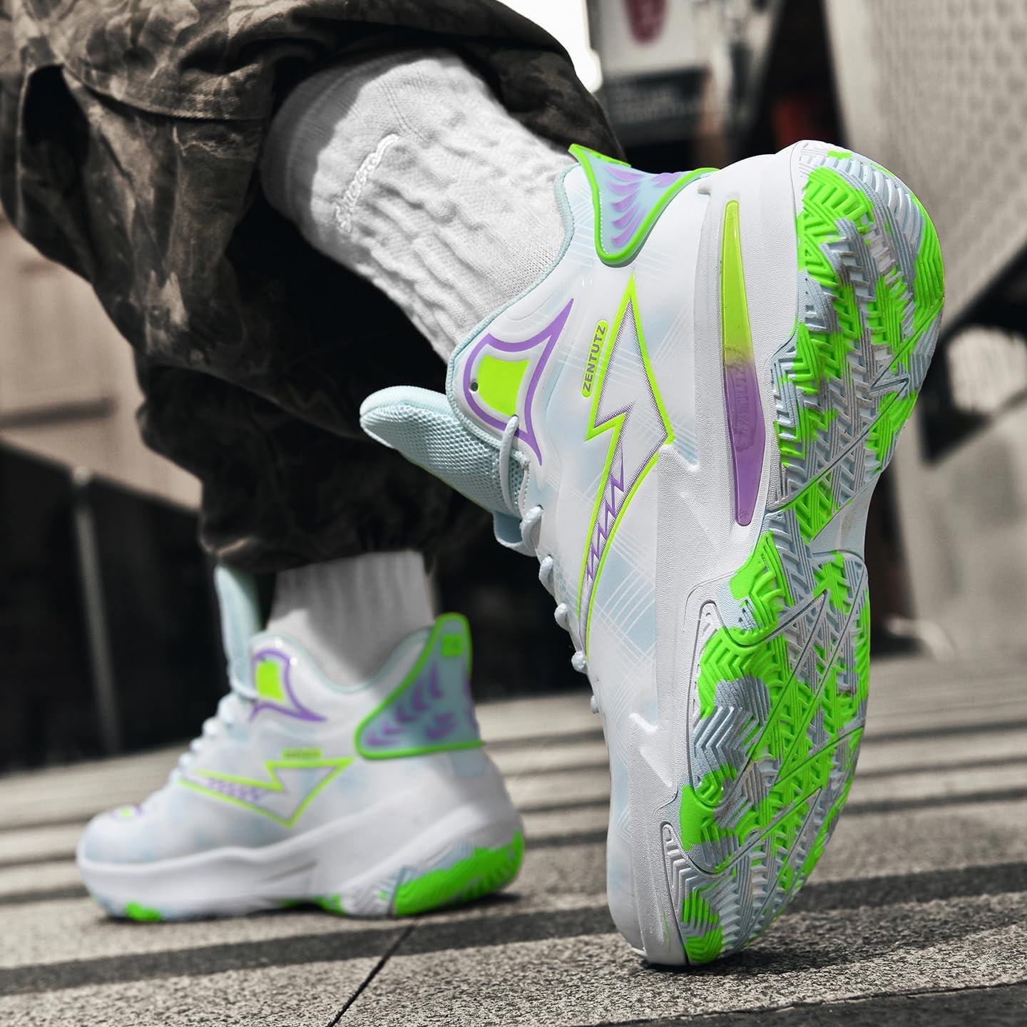 Girls Boys Basketball Shoes High-Top Volleyball Big Kids Non-Slip Lightweight Indoor Outdoor Sport School Sneakers for Youth - Image 6