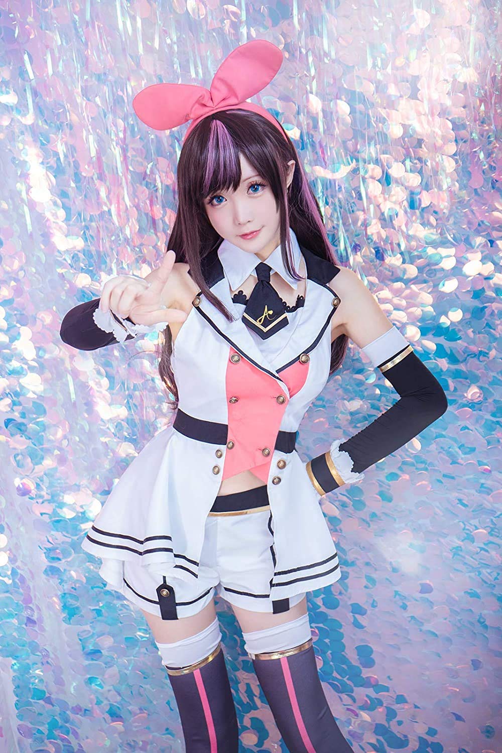 Amazon.co.jp: jojo2019_cos キズナアイ 風 コスプレ衣装 新衣装