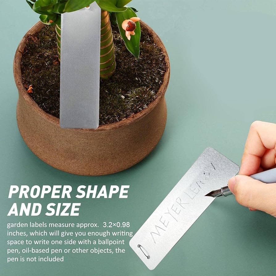 Amazon.co.jp: 100枚入園芸ラベル 園芸用ラベル 植物ラベル