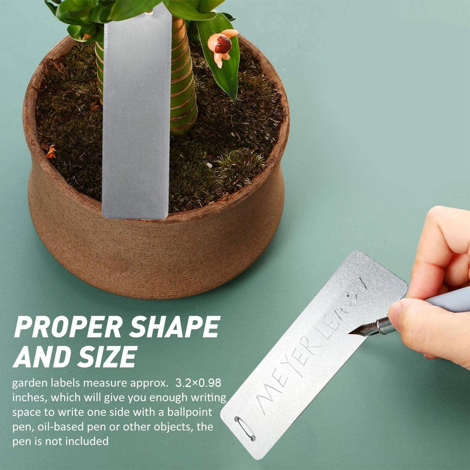 Amazon.co.jp: 100枚入園芸ラベル 園芸用ラベル 植物ラベル