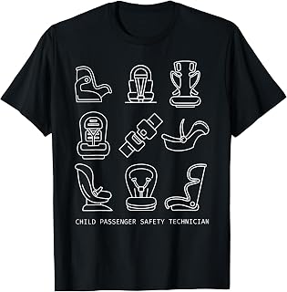 Child Passenger Safety Technician Car Seat Safety CPST Tech T-Shirt