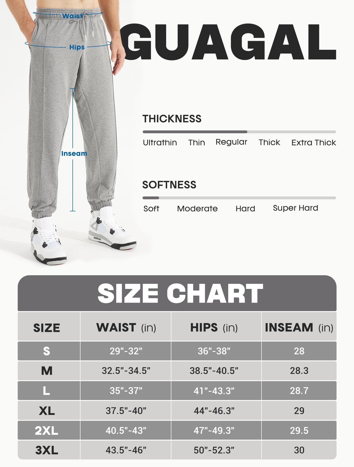 Pantaloni sportivi leggeri da uomo, vestibilità larga, con tasche profonde, per allenamento, basket, allenamento