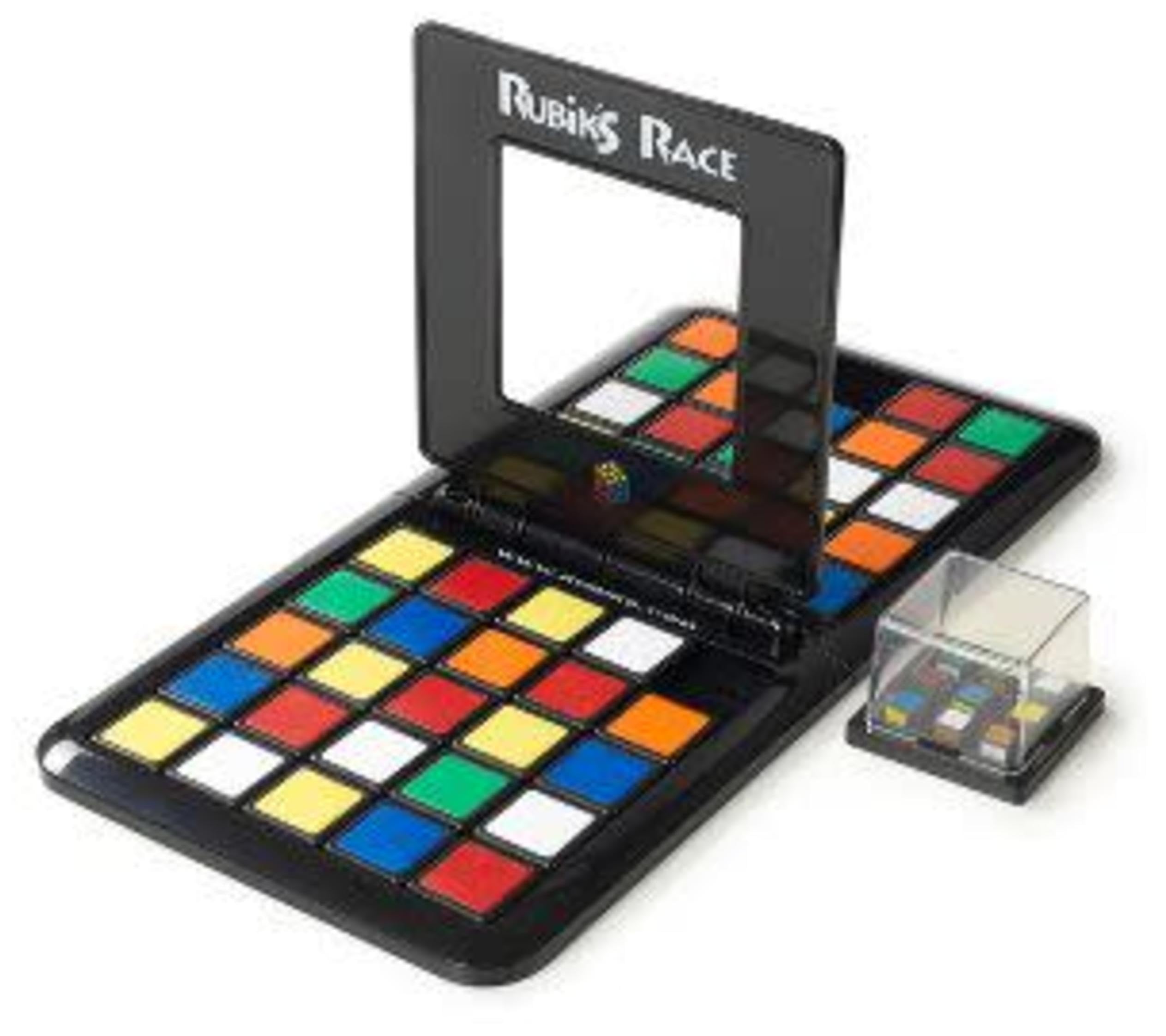 Rubik’s Race Classic Fast-Paced Strategy Sequence Board Game, Ultimate Face to Face Two-Player Game