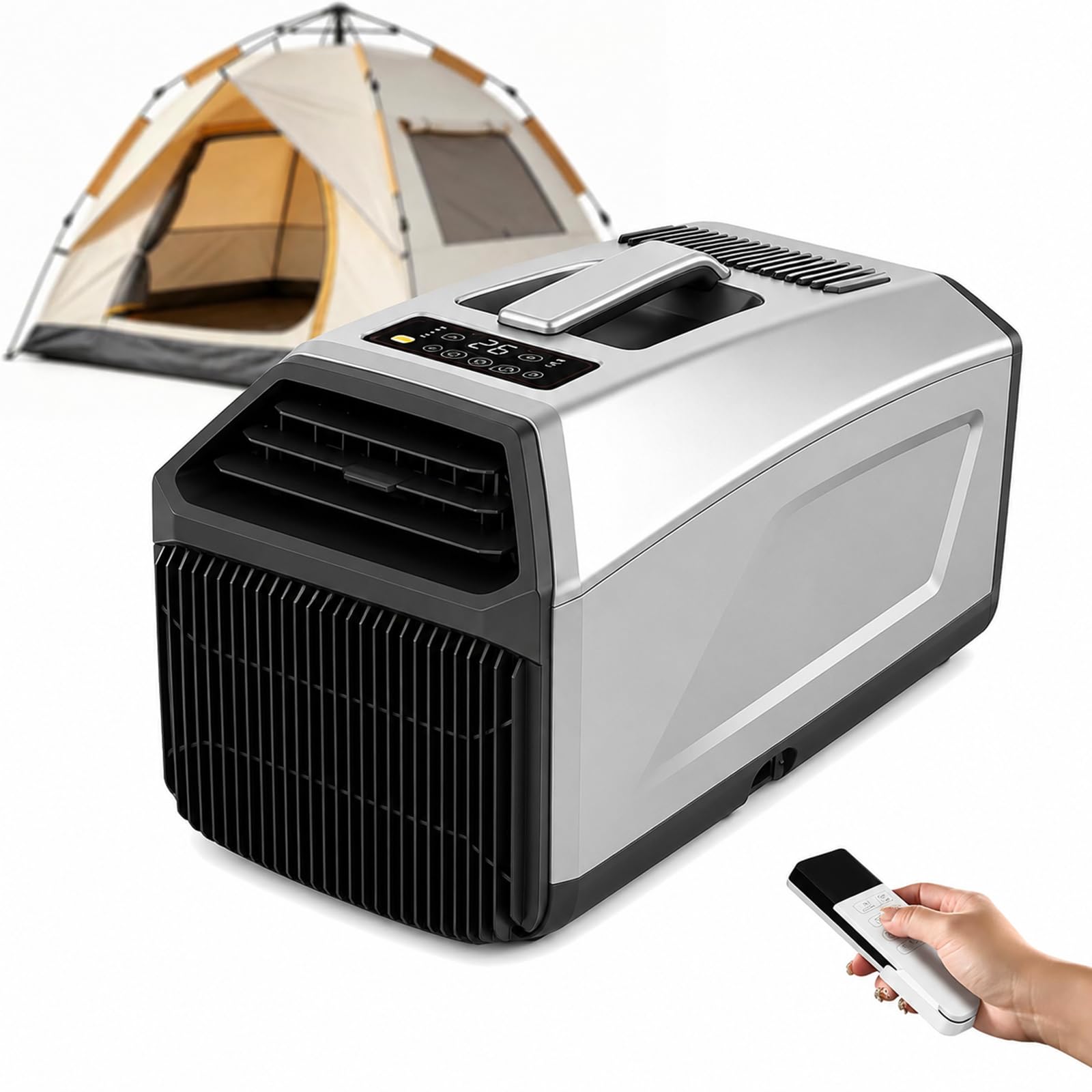 WIANQIAN Portable AC Unit 5000 BTU for Small Rooms 4000BTU-Grey