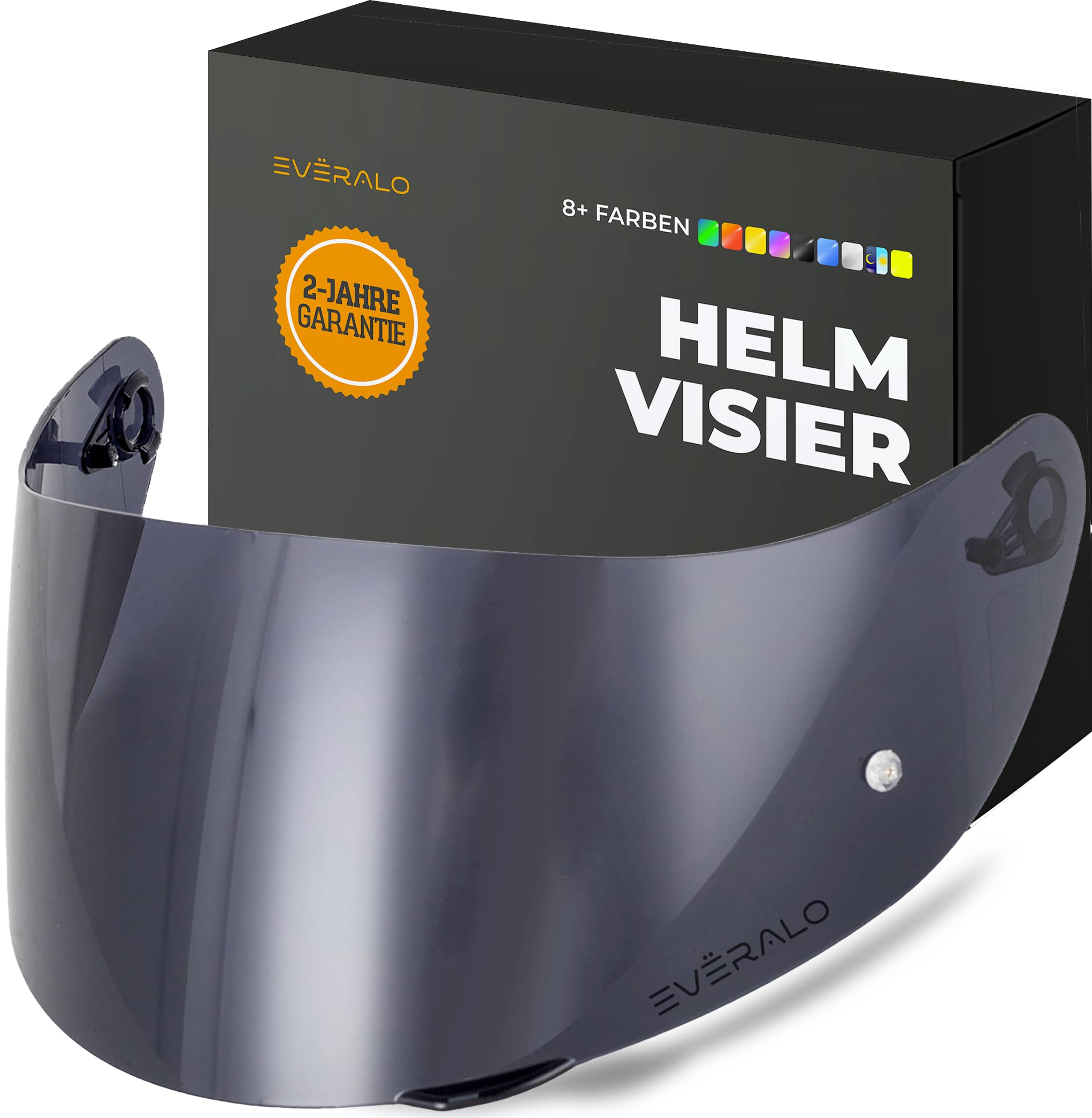kompatibel mit Visier Agv K1 - K1s - K3sv - K5 - K5s - S4sv - Horizon - Skyline - Strada - Stealth sv - Compact - GT-2 (Dark Schwarz)