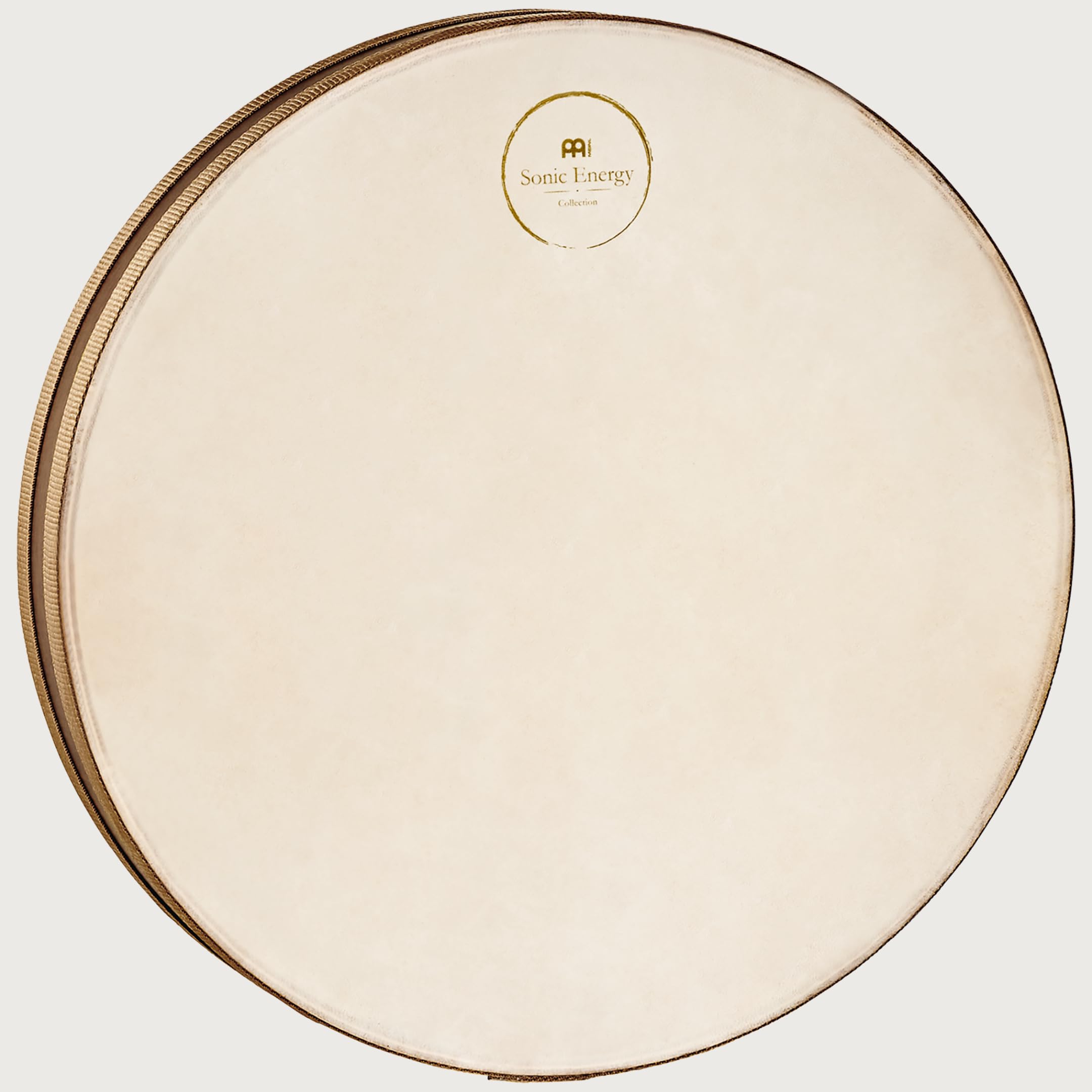 Sonic Energy Ocean Wave Drum – Sea Drum 16 Pollici – Suono delle onde per meditazione, yoga, viaggi sonori, percussioni – Ocean drum con due pelli – Quercia del Siam, marrone (WD16FOL)