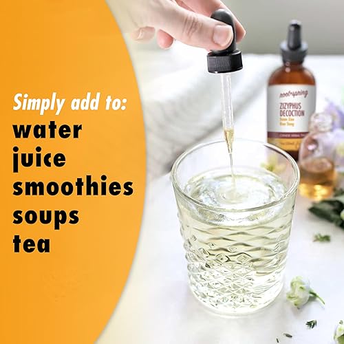 Miniatura 5 de root + spring Decocción de Zizyphus - Suan Zao Tang - Tintura de hierbas (extracto líquido) - Concentrado con cuentagotas - Suplemento natural de