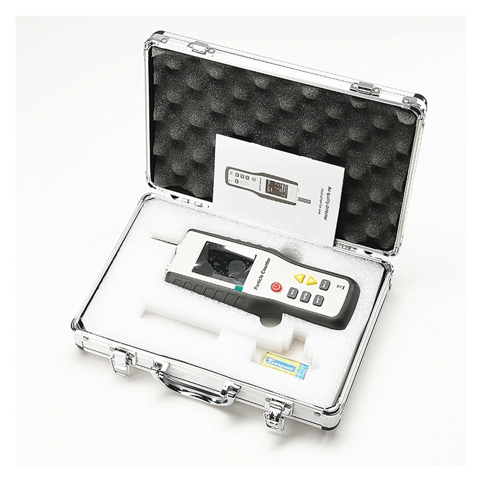 Handheld PM2.5 Detektor Partikelzähler Luftqualitätsmonitor Home Indoor Staubpartikelmessgerät 2,8 Zoll LCD-Display