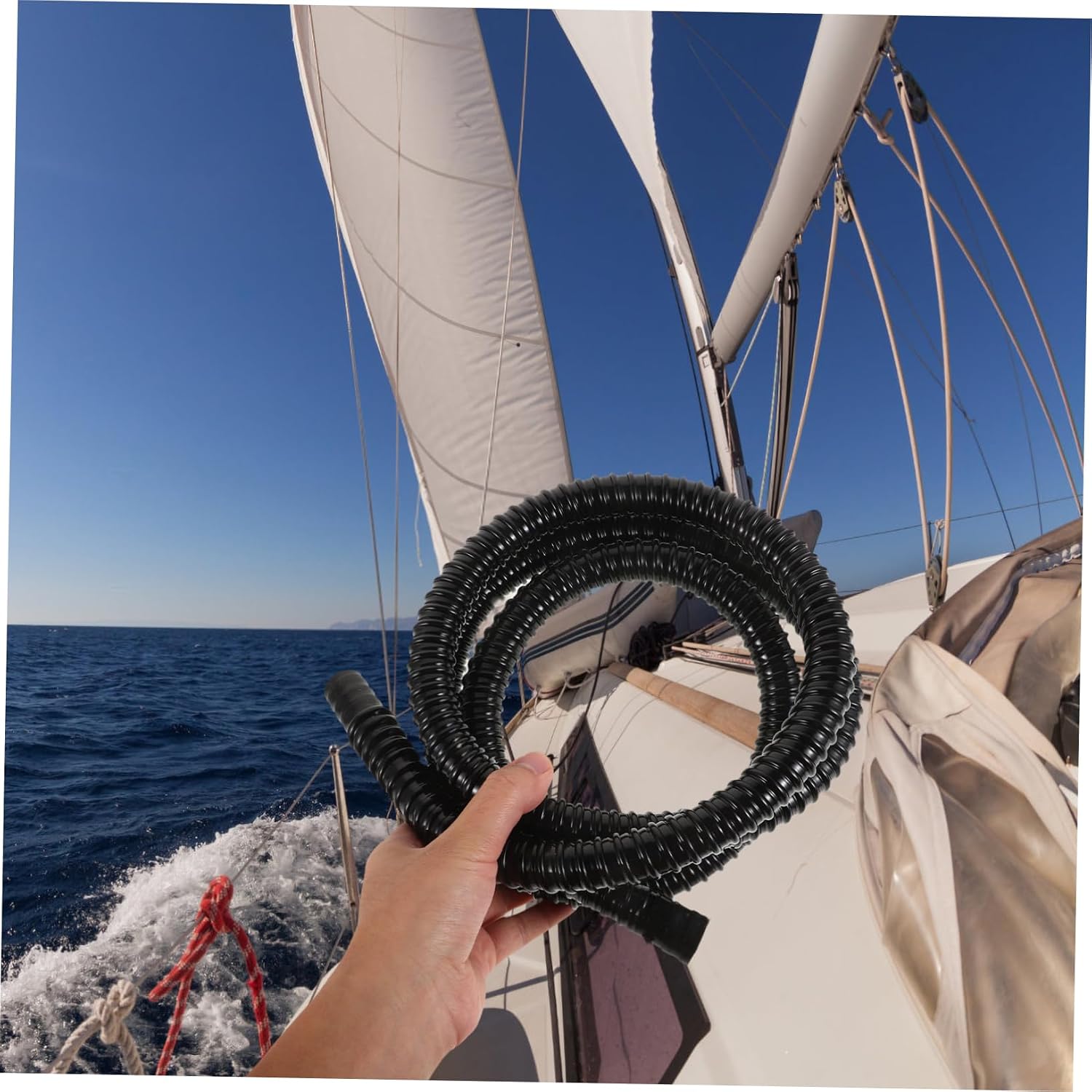 MAGICLULU 1set Flexible Drain Hose Kit for Rv and Boat for Water Removal and Versatile Applications
