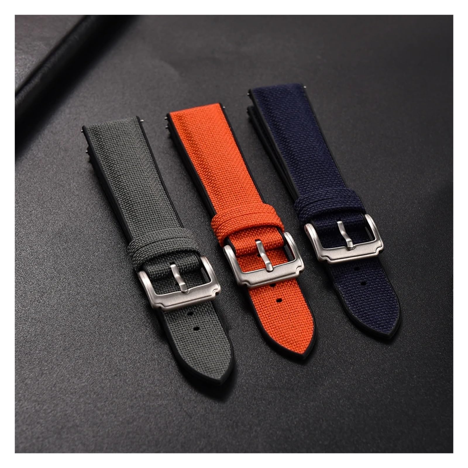 Cinturino per orologio unisex in nylon elastico 18mm 19mm 20mm 21mm 22mm Cinturini in silicone morbido Braccialetti sportivi in ​​tela per vele