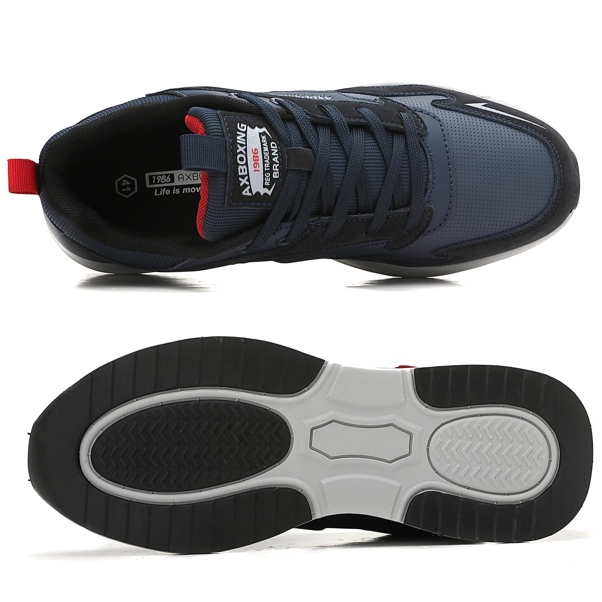 AX BOXING Zapatillas Hombre Casual Ligera Zapatos Deporte Transpirable Sneakers Tennis Caminar Trainers Running Tamaño 40-46 EU