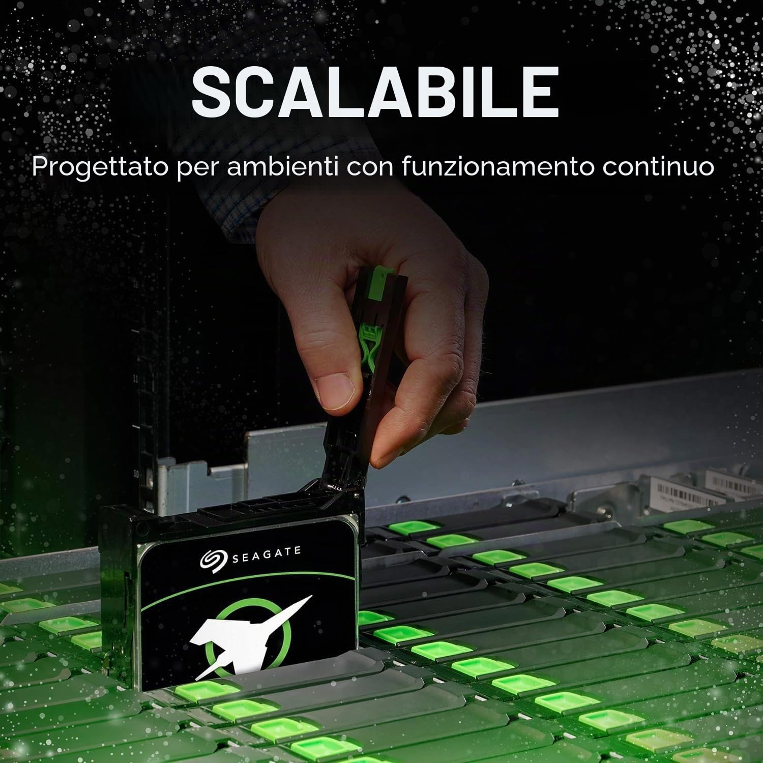 Seagate Enterprise Capacity | ST10000NM0016 | 10 TB 7200 RPM SATA 6,0 Gb/s 256 MB di cache Hyperscale 512e 3,5" Unità disco rigido (rinnovate)